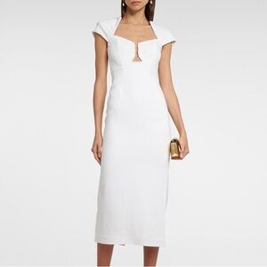 Roland Mouret NEW Cap sleeve midi dress